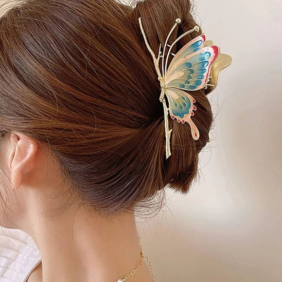 Butterfly Design Sweet Style Hair Claw main image 4